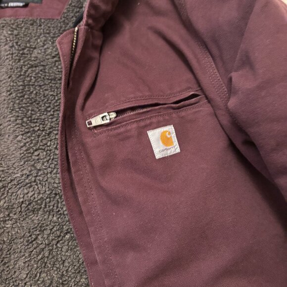 Carhartt Women's Washed Duck Sherpa-Lined Jacket - Picture 2 of 5